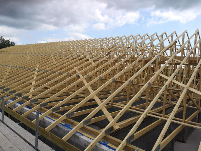 Commercial Timber Frame Roof