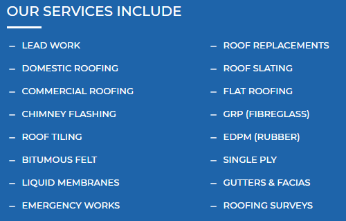 Hastings Roofing Services Summary